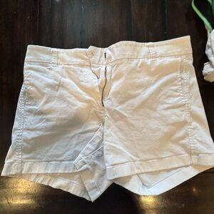 Jcrew white shorts with pockets